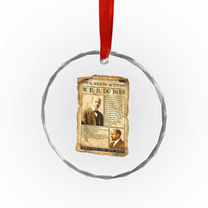 Vintage Newspaper W E B Du Bois Crystal Glass Ornament Civil Rights History TS12 Print Your Wear