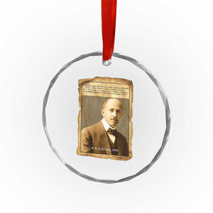Vintage Newspaper W E B Du Bois Crystal Glass Ornament Civil Rights Pioneer TS12 Print Your Wear