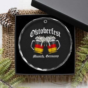 Vintage Oktoberfest Munich Crystal Glass Ornament Prost Beer Germany Flag Drinking TS10 Print Your Wear