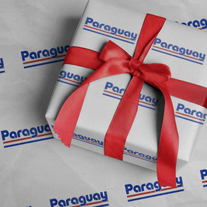Vintage Paraguay Flag Wrapping Paper Roll Retro Stripe Patriotic Paraguayan Pride Graphic TS10 White Print Your Wear