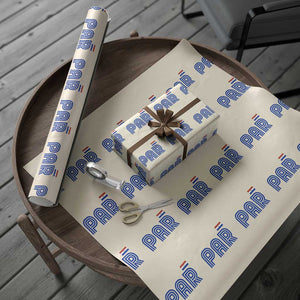 Vintage Paraguay Wrapping Paper Roll Retro Typography Patriotic Paraguayan Pride Flag Graphic TS10 Beige Print Your Wear