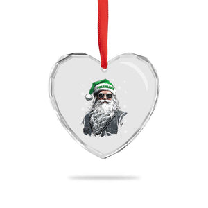 Vintage Christmas PFE Heart Crystal Glass Ornament Retro Santa Game Day TS10 Print Your Wear