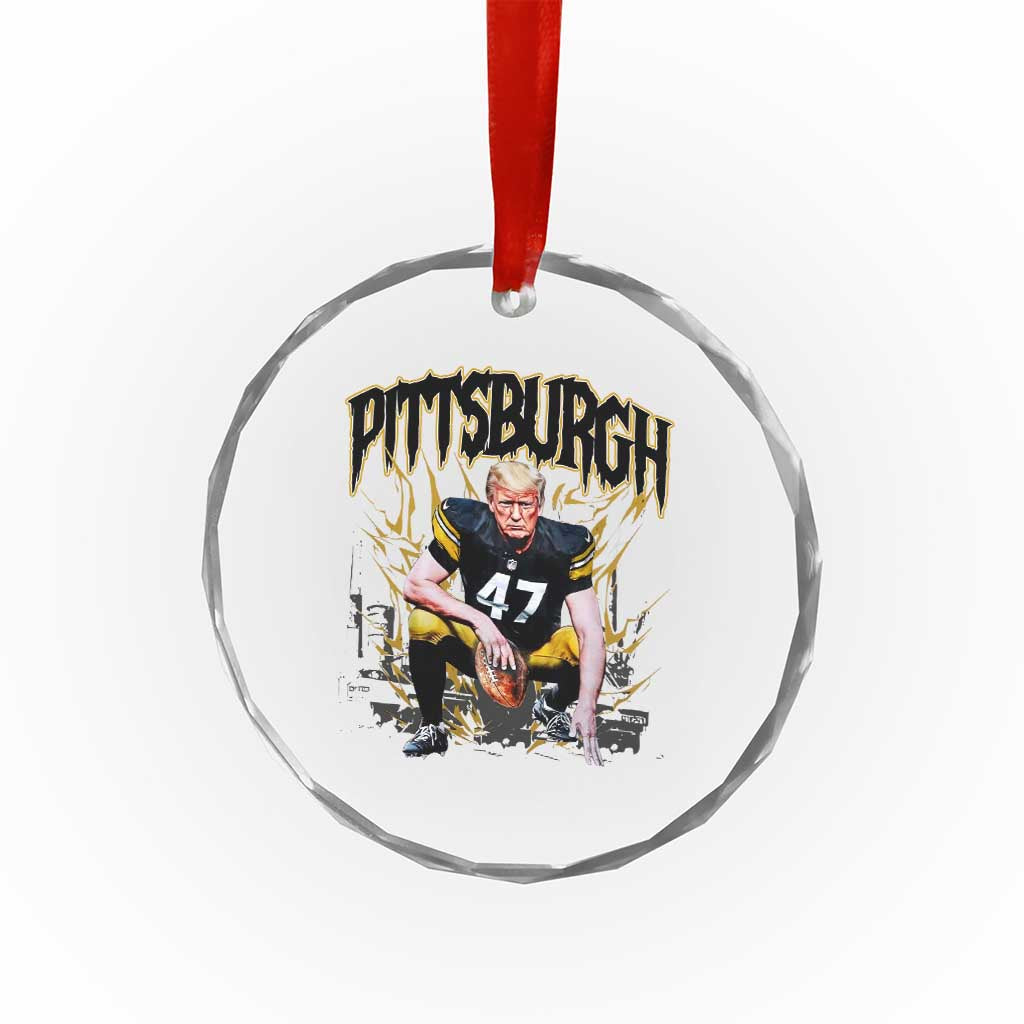 Vintage PFS Crystal Glass Ornament Retro Sports Fan Trump 47 Streetwear Bootleg TS10 Print Your Wear