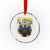 Vintage Pittsburgh Crystal Glass Ornament Retro Sports Fan Wild Bear Mascot Streetwear Bootleg TS10 Transparent Glass 3'' Circle Print Your Wear