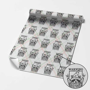 Vintage Raccoon 13th Birthday Wrapping Paper Roll 13 Year Old Official Teenager Gifts TS10 Christmas Plaid Print Your Wear