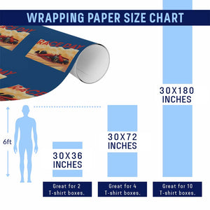 Vintage Racing Formula Car Wrapping Paper Roll TS14 Print Your Wear