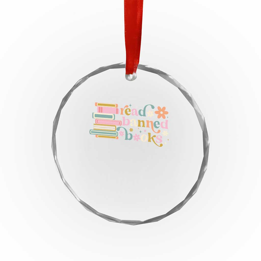 Vintage Read Banned Books Crystal Glass Ornament TS10 Print Your Wear