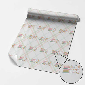 Vintage Read Banned Books Wrapping Paper Roll TS10 Christmas Plaid Print Your Wear