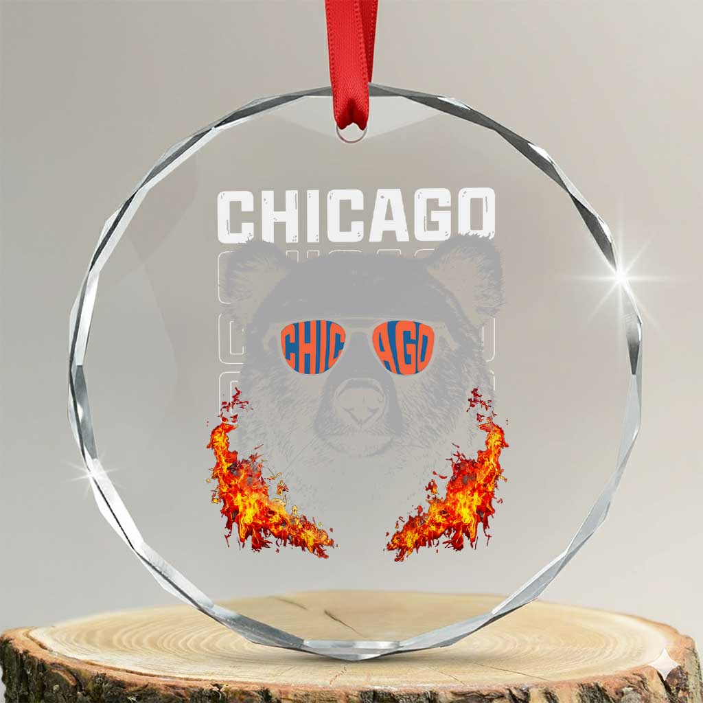Vintage Retro BF Crystal Glass Ornament Football Lover TS10 Transparent Glass 3'' Circle Print Your Wear