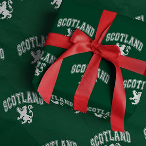 Vintage Scotland Lion Wrapping Paper Roll SCOT Scottish Pride Gift