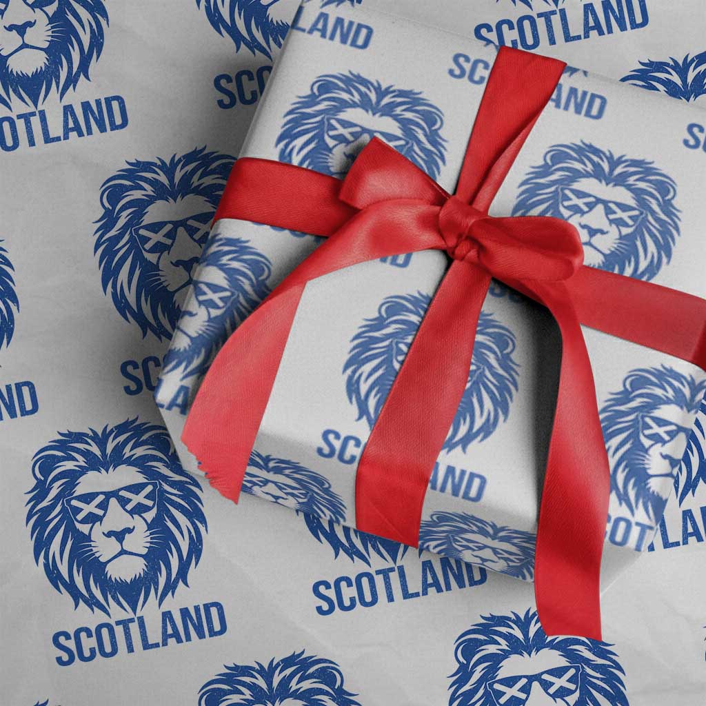 Vintage Scotland Lion Wrapping Paper Roll Retro SCOT Fan Scottish Flag TS10 White Print Your Wear