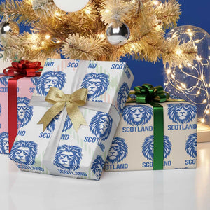Vintage Scotland Lion Wrapping Paper Roll Retro SCOT Fan Scottish Flag