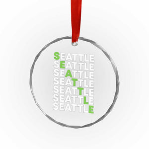Vintage Seattle Crystal Glass Ornament Sports Lover Washington City TS10 Print Your Wear