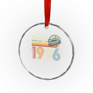 Vintage Sunset 1976 Retro Cassette Crystal Glass Ornament Mechanical Dial Tech Nostalgia 50th Birthday TS02 Print Your Wear