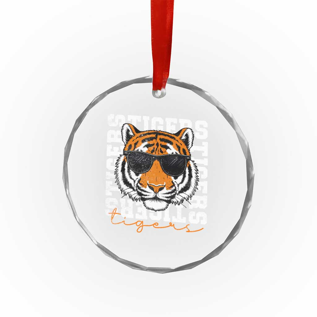 Vintage Tigers Crystal Glass Ornament Vintage Sports Inspirational Athletic Name TS10 Print Your Wear