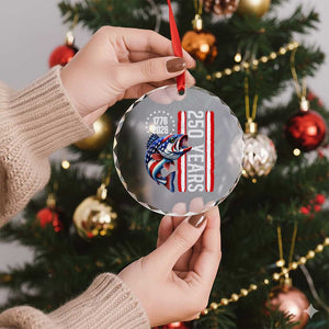 Vintage USA 250th Anniversary Crawfish Patriotic Gift Crystal Glass Ornament TS12 Print Your Wear
