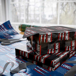 Vintage USA Flag 2nd Amendment Wrapping Paper Roll Pro Gun Lovers TS10 Black Print Your Wear