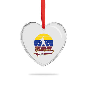 Vintage Venezuela 2026 Champions Heart Crystal Glass Ornament Patriotic Baseball Pride Gift TS12 Print Your Wear