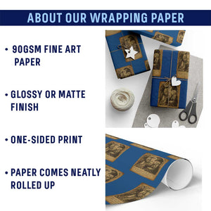 Virgin Mary Wrapping Paper Roll Angel Gabriel Luke 1:30 Christian TS14 Print Your Wear