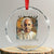 Viva il Papa Pope Francis Crystal Glass Ornament Papa Memorial Tribute - Print Your Wear