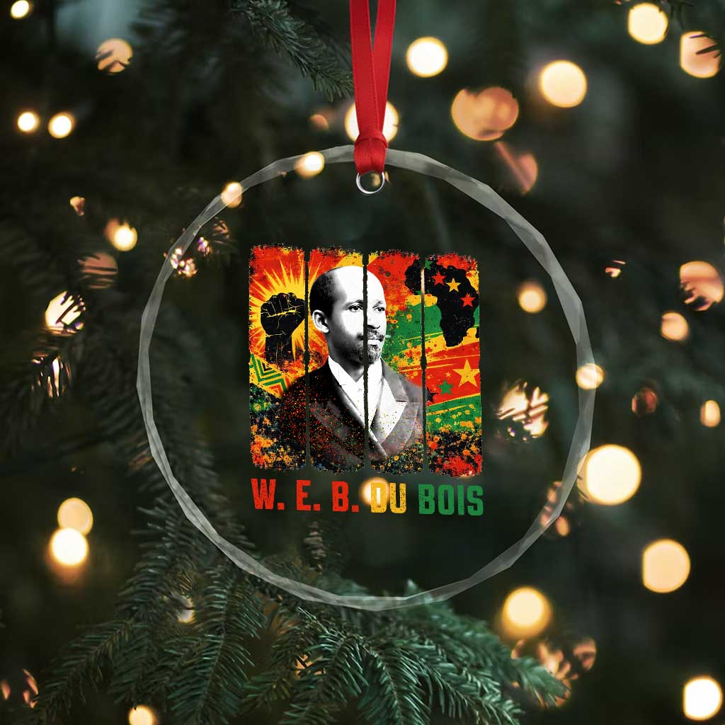 W E B Du Bois Crystal Glass Ornament Civil Rights Leader Gift TS12 Print Your Wear
