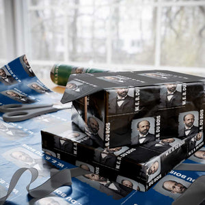 W E B Du Bois Wrapping Paper Roll Black Thought Leader And Intellectual Legacy TS12 Black Print Your Wear
