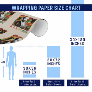 W E B Du Bois Wrapping Paper Roll Civil Rights Leader Gift TS12 Print Your Wear