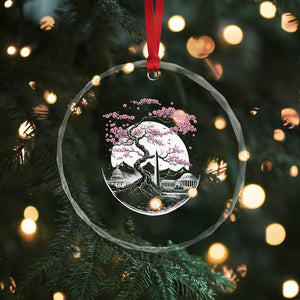 Washington DC Cherry Blossoms Monuments Memorials Japanese Style Crystal Glass Ornament TS11 Print Your Wear