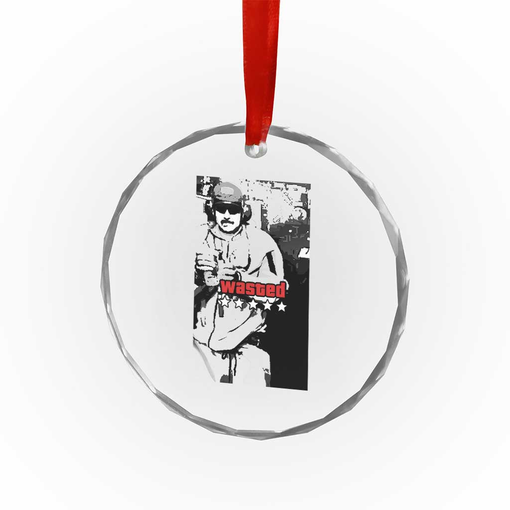 Wasted Maduro Meme Crystal Glass Ornament Dictators Downfall Political Satire GTA Style TS02 Print Your Wear
