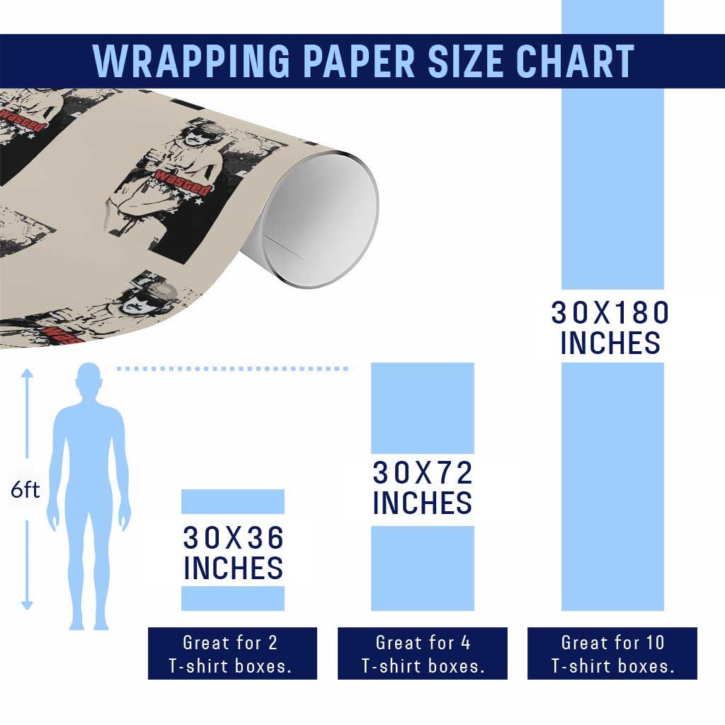 Wasted Maduro Meme Wrapping Paper Roll Dictators Downfall Political Satire GTA Style TS02 Print Your Wear