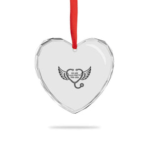 We Are All Pretti Good Heart Crystal Glass Ornament We Are All Pretti Good TS12 Print Your Wear