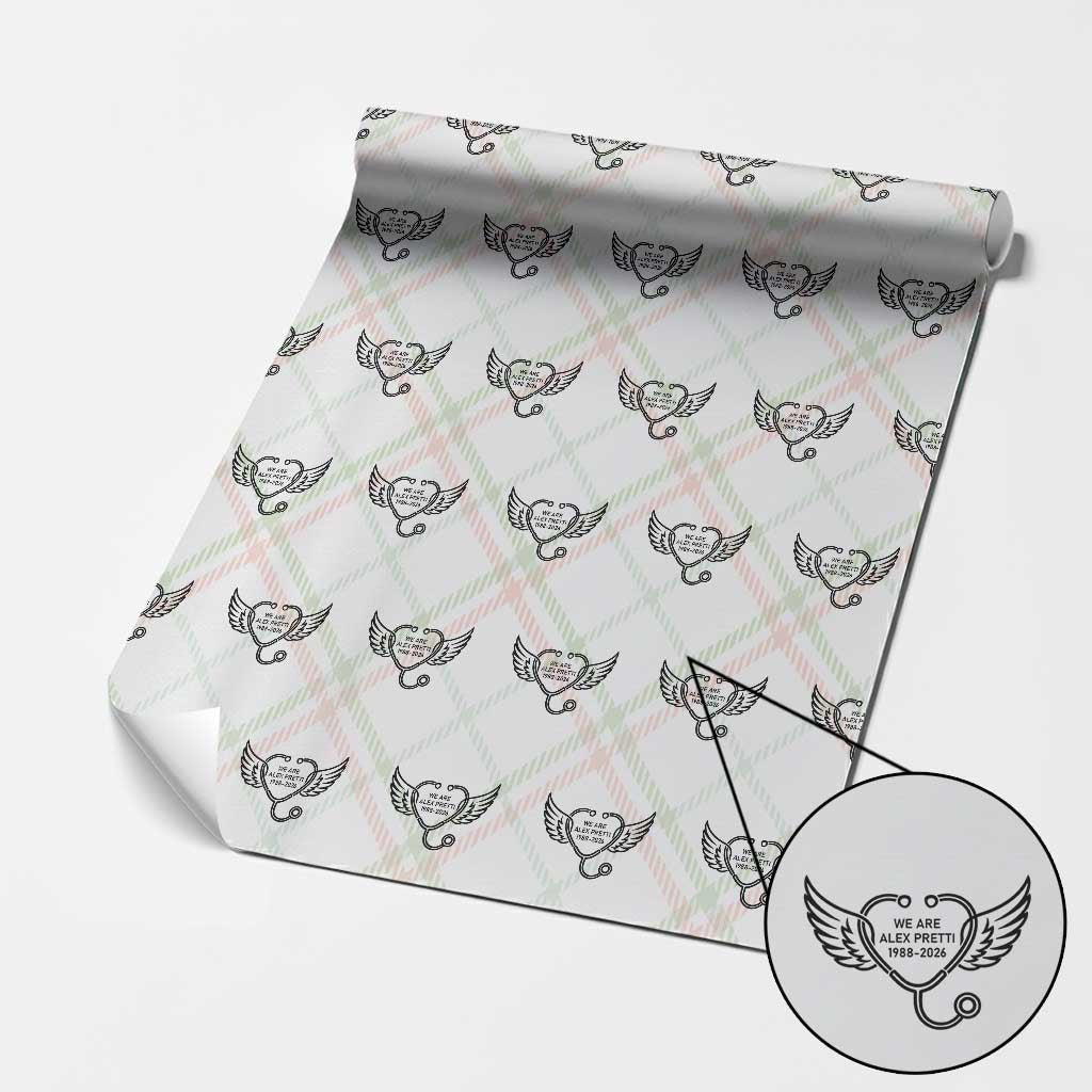 We Are All Pretti Good Wrapping Paper Roll We Are All Pretti Good TS12 Christmas Plaid Print Your Wear