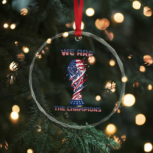 We Are Champions Crystal Glass Ornament USA Soccer Lover Gift TS12 Print Your Wear