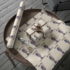 We Are Champions Wrapping Paper Roll USA Soccer Lover Gift TS12 Beige Print Your Wear