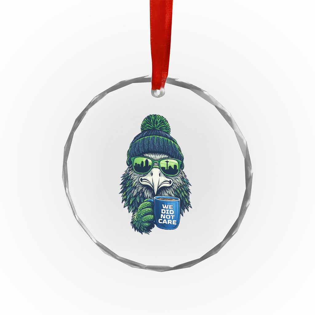 We Did Not Care Crystal Glass Ornament Seattle Championship Quote TS14 Print Your Wear