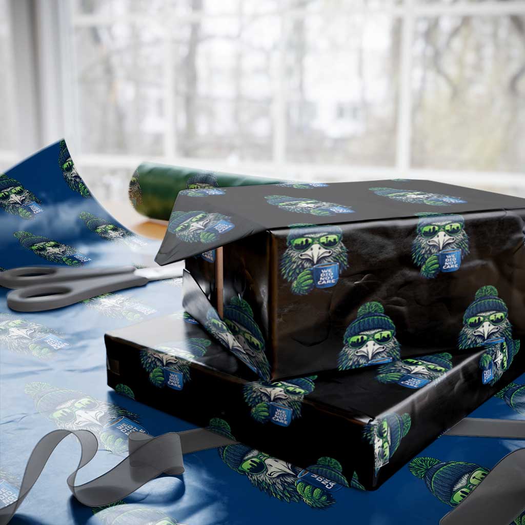 We Did Not Care Wrapping Paper Roll Seattle Championship Quote TS14 Black Print Your Wear