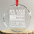 We Have This Thing Called The Constitution Crystal Glass Ornament Patriotic American Flag - Print Your Wear