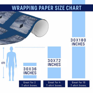 We Saw Him Heading Straight Towards The Mountain But Why Nihilist Penguin Wrapping Paper Roll TS11 Print Your Wear