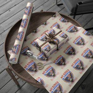 We The People No Kings In America Wrapping Paper Roll 250 Years America Anniversary Vintage American Flag TS12 Beige Print Your Wear