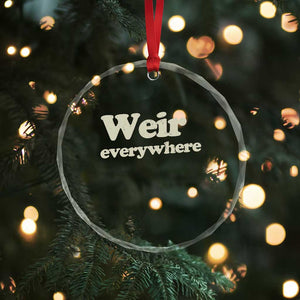 Weir Everywhere Crystal Glass Ornament Legendary Musician Memorial Tribute for Fans TS02 Print Your Wear