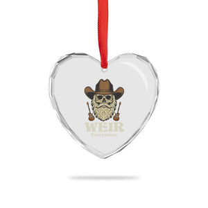 Weir Everywhere Western Skull Guitarist Heart Crystal Glass Ornament Legendary Musician Memorial Retro Tribute for Fans TS02 Print Your Wear