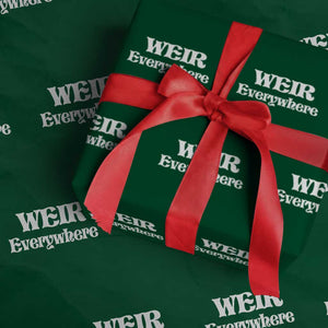 Weir Everywhere Wrapping Paper Roll Legendary Musician Memorial Retro Tribute for Fans TS02 Green Print Your Wear