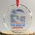 Welcome To America's Gulf Crystal Glass Ornament Retro Vintage Beach - Print Your Wear