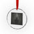 Wendigo Crystal Glass Ornament Gothic Horror Forest Demon Cryptid Occult Dark Fantasy TS10 Transparent Glass 3'' Circle Print Your Wear