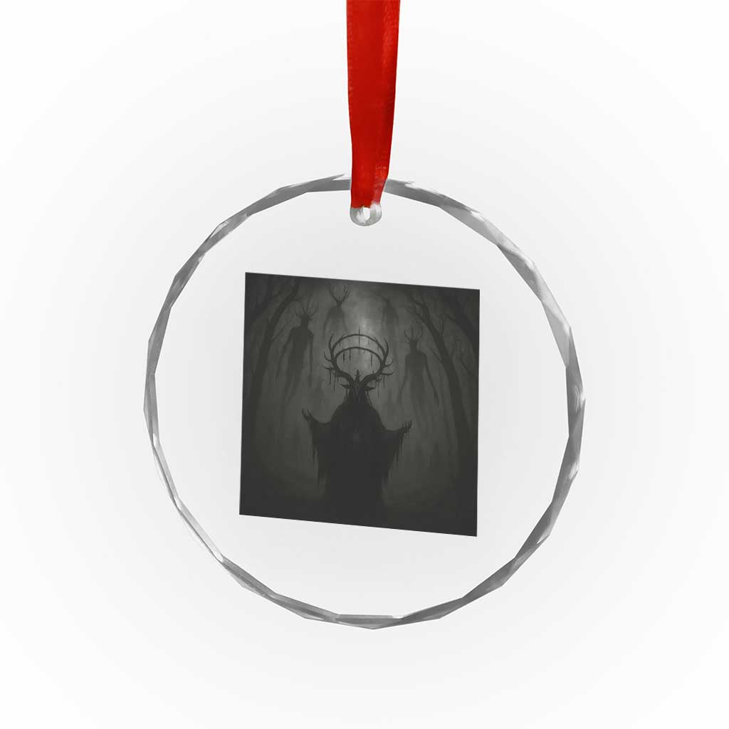 Wendigo Crystal Glass Ornament Gothic Horror Forest Demon Cryptid Occult Dark Fantasy TS10 Print Your Wear