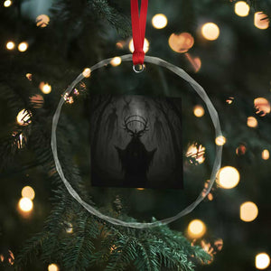 Wendigo Crystal Glass Ornament Gothic Horror Forest Demon Cryptid Occult Dark Fantasy TS10 Print Your Wear