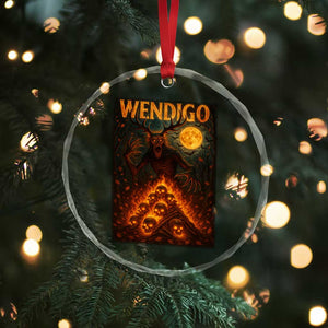 Wendigo Crystal Glass Ornament Halloween Cryptid Horror Mythical Creature TS10 Print Your Wear