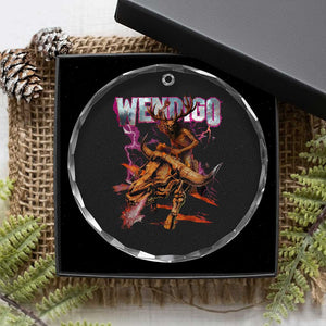 Wendigo Crystal Glass Ornament Riding Skeleton Cryptid Occult Dark Fantasy TS10 Print Your Wear