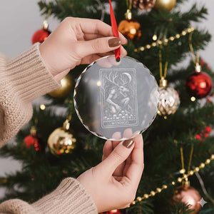 Wendigo Crystal Glass Ornament Tarot Card Horror Cryptid Occult Dark Fantasy TS10 Print Your Wear