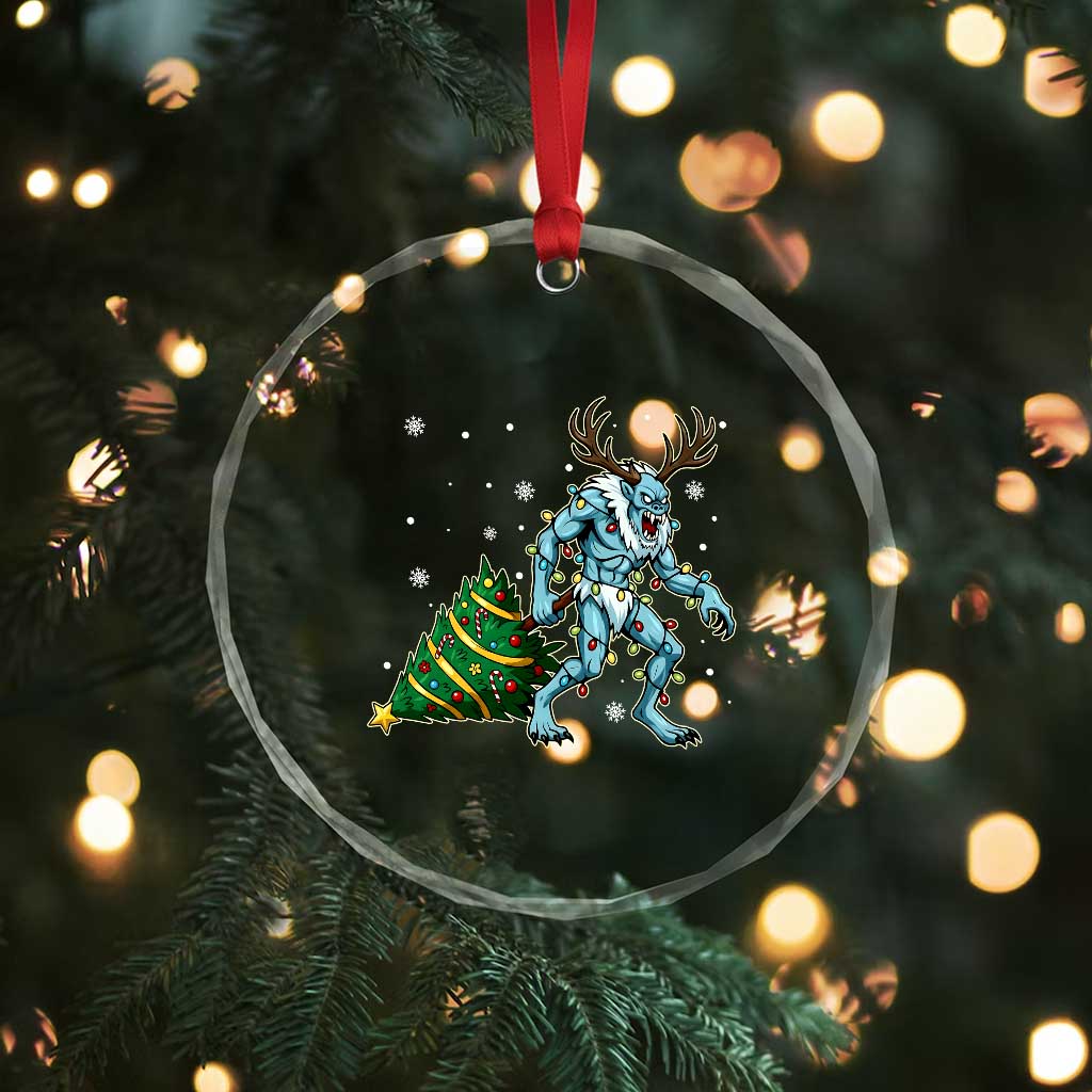 Wendigo Monster Crystal Glass Ornament Cryptid Mythical Christmas TS14 Print Your Wear